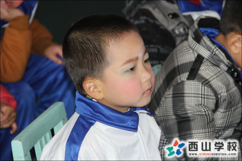 福建西山学校2014年元旦演出小演员 幼儿园大一班黄铭轩1萌照