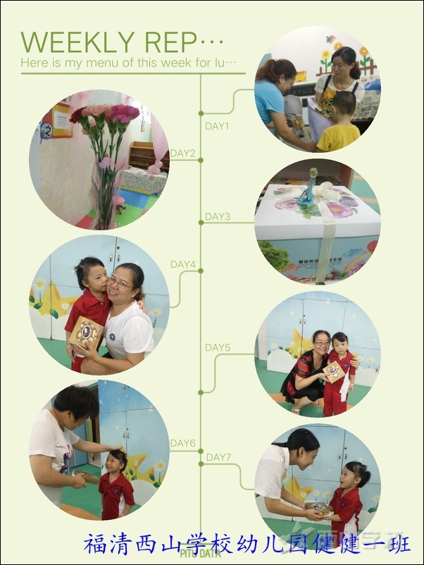 幸福源于一颗爱与被爱的心--福清西山学校幼儿园健健一班