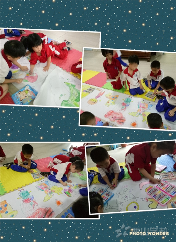 今天我要画幅画——福清西山学校幼儿园康康二班